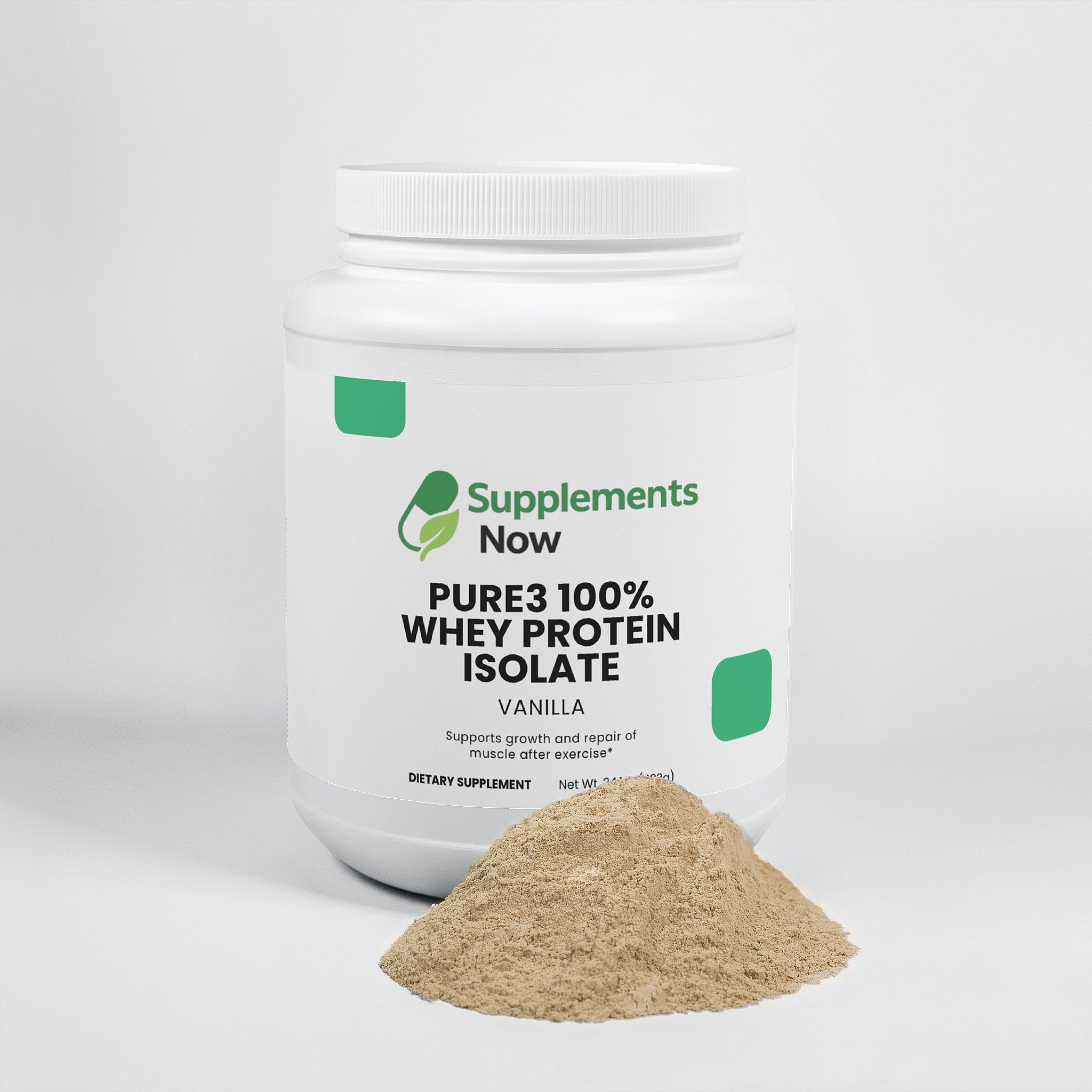 Pure3 100% Whey Protein Isolate (Vanilla)