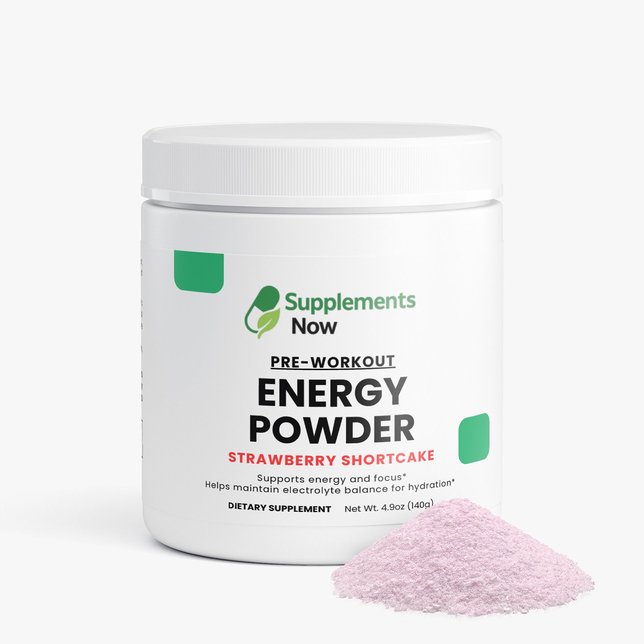 Energy Powder (Strawberry Shortcake)