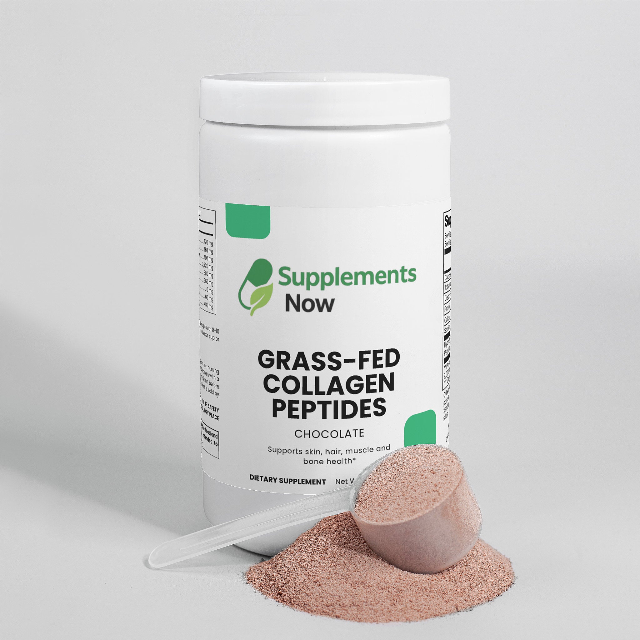 Grass-Fed Collagen Peptides Powder (Chocolate)