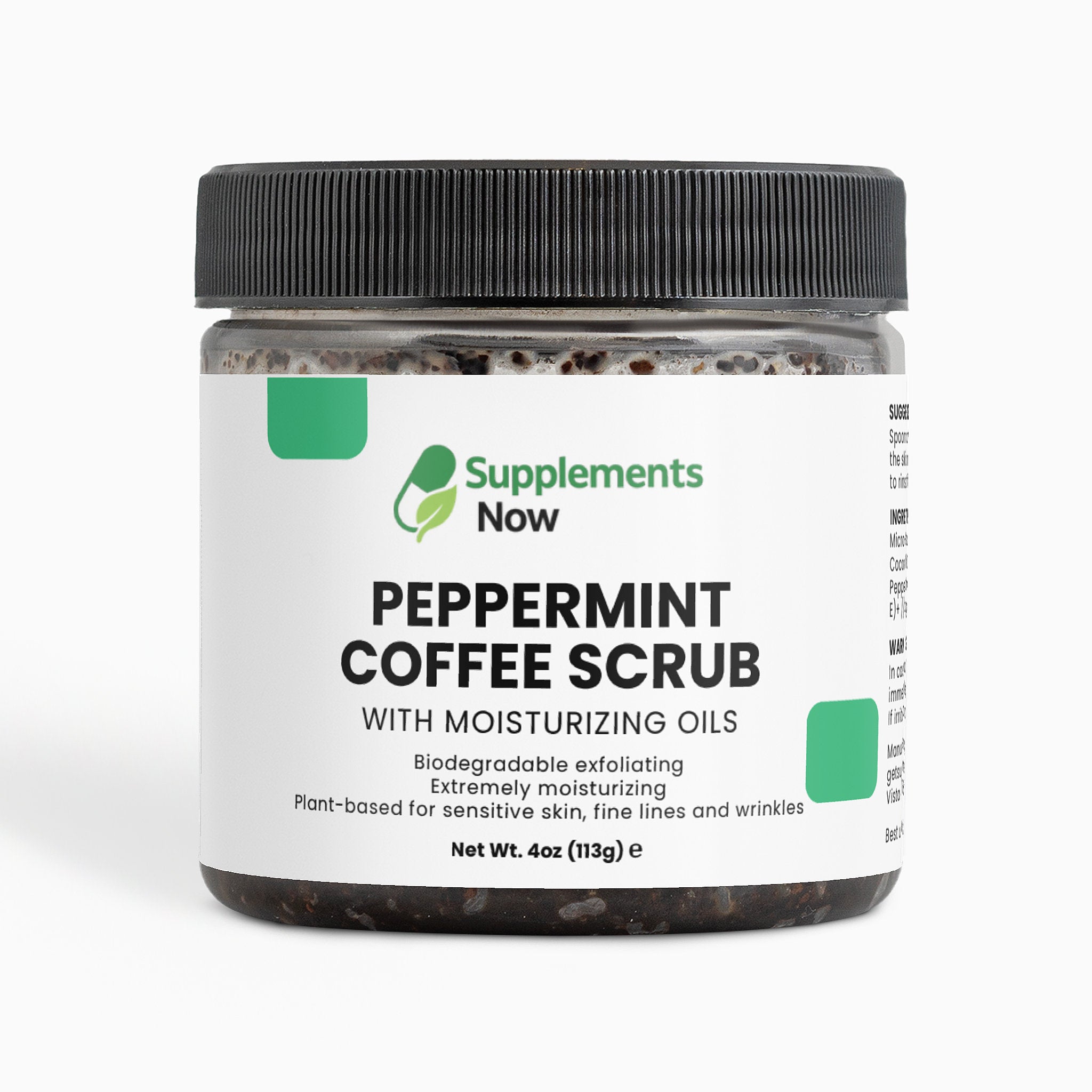 Peppermint Coffee Scrub