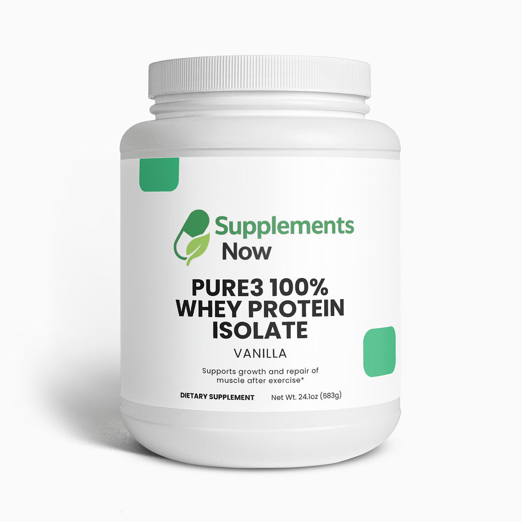 Pure3 100% Whey Protein Isolate (Vanilla)