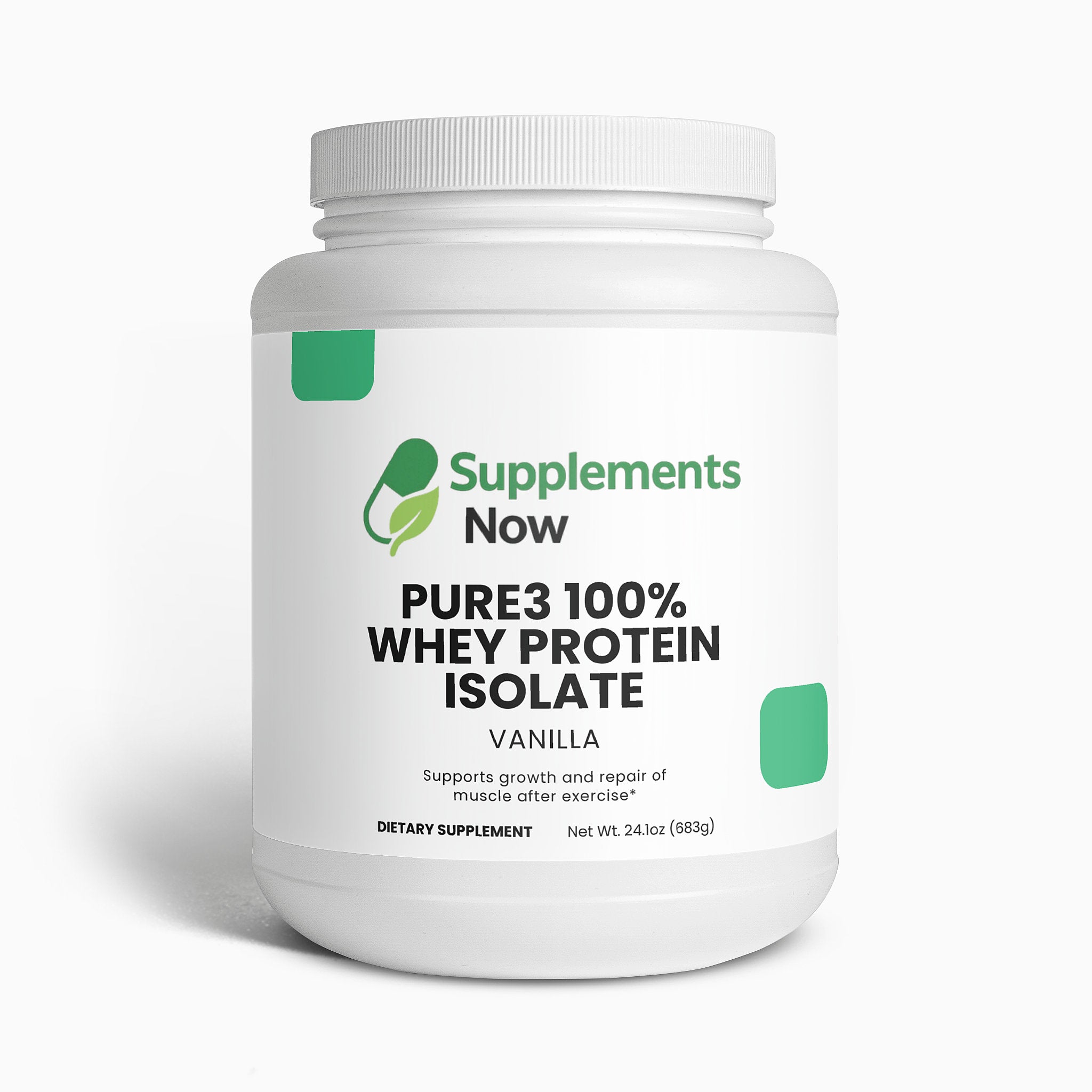 Pure3 100% Whey Protein Isolate (Vanilla)