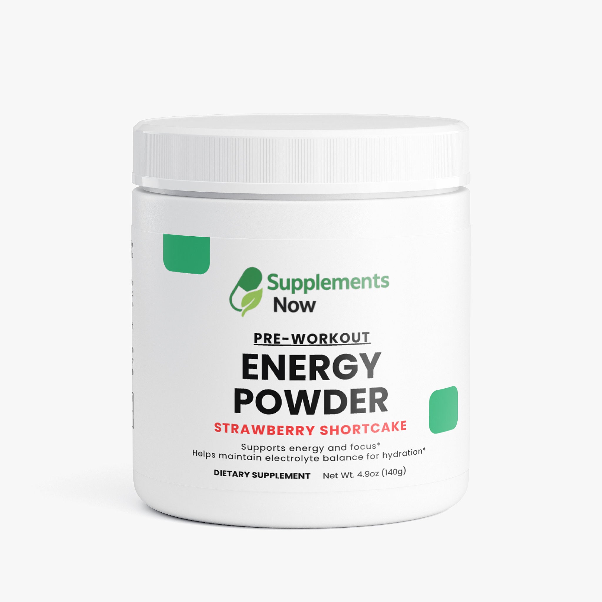 Energy Powder (Strawberry Shortcake)